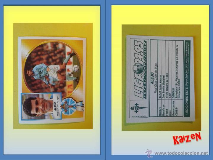 Cromos de f&uacute;tbol: ALEJO. CELTA. SIN PEGAR. ED. ESTE 94/95 - Foto 1