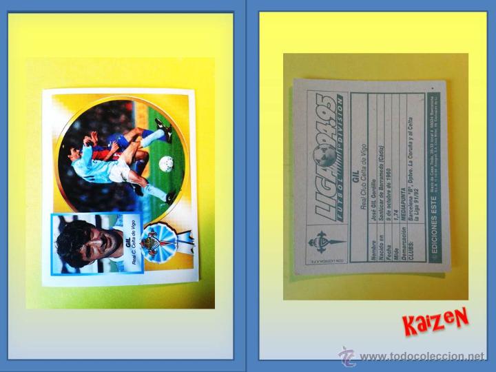 Cromos de f&uacute;tbol: GIL. CELTA. SIN PEGAR. ED. ESTE 94/95 - Foto 1