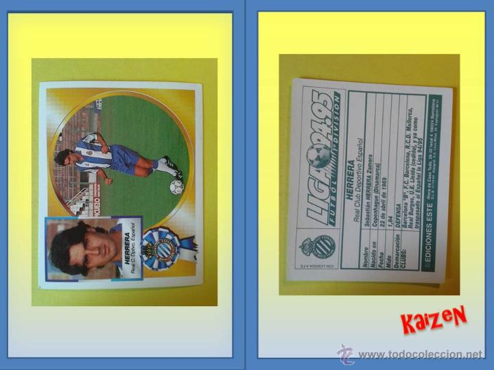 Cromos de f&uacute;tbol: HERRERA. ESPA&Ntilde;OL. SIN PEGAR. ED. ESTE 94/95 - Foto 1