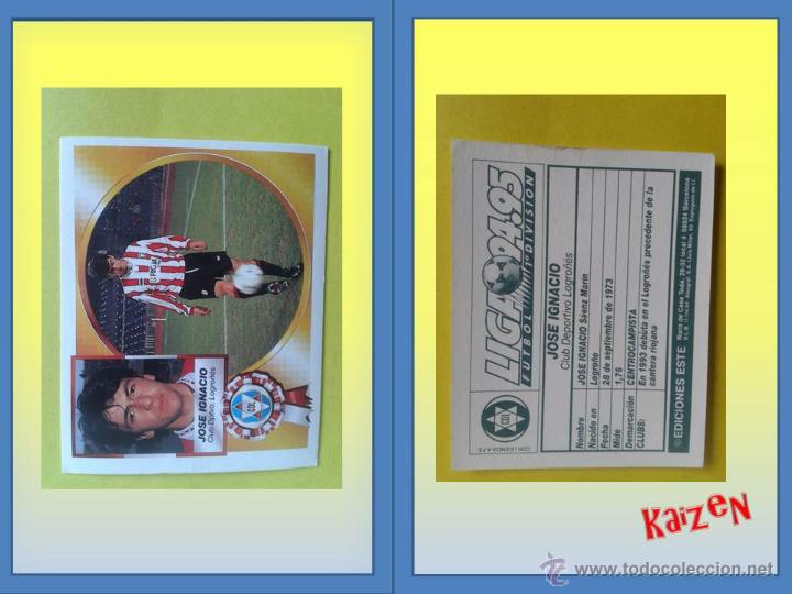 Cromos de f&uacute;tbol: JOSE IGNACIO. LOGRO&Ntilde;ES. SIN PEGAR. ED. ESTE 94/95 - Foto 1