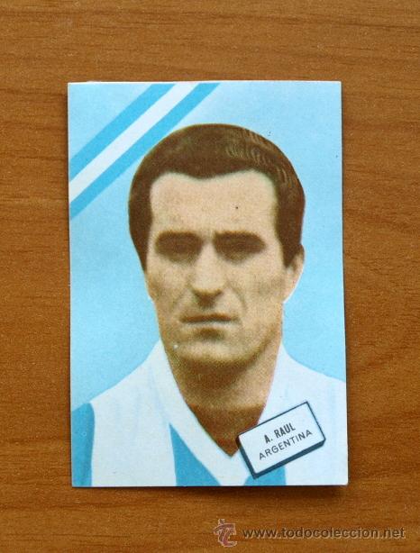 Fu&szlig;ball-Sticker: Argentina - A. Raul - Editorial Fher - Mundial F&uacute;tbol Chile 1962