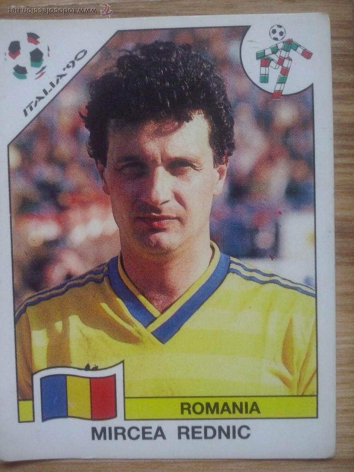 Cromos de f&uacute;tbol: Cromo Panini Mundial Italia 90 - 1990 - Mircea Rednic - n&ordm; 158 - Sin Pegar