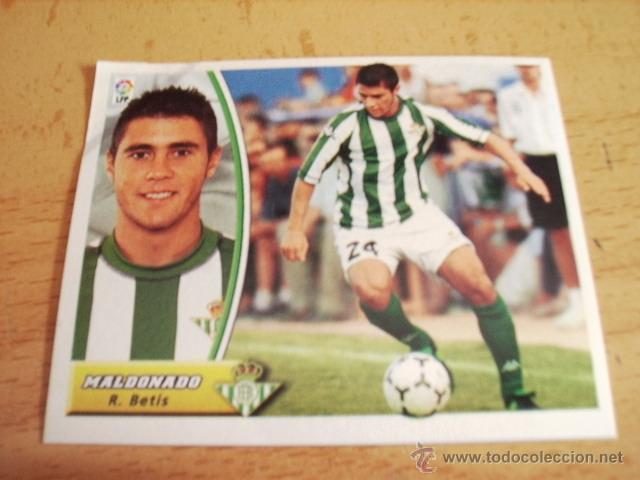 Cromos de f&uacute;tbol: ED. ESTE  03-04  COLOCA  MALDONADO  ( BETIS )  VENTANILLA - Foto 1