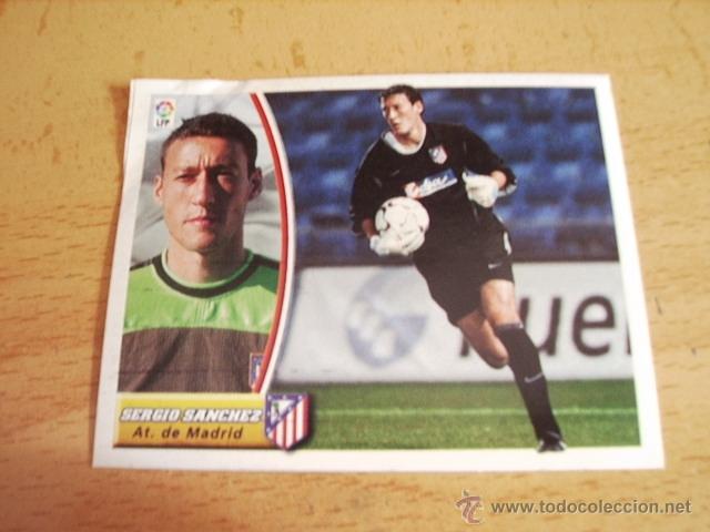 Cromos de f&uacute;tbol: ED. ESTE  03-04  COLOCA  SERGIO SANCHEZ ( AT.MADRID ) VENTANILLA - Foto 1