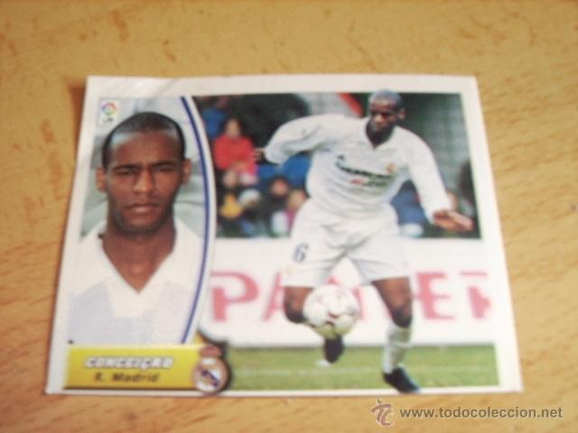 Cromos de f&uacute;tbol: ED. ESTE  03-04  BAJA  CONCEICAO ( R.MADRID )  VENTANILLA - Foto 1
