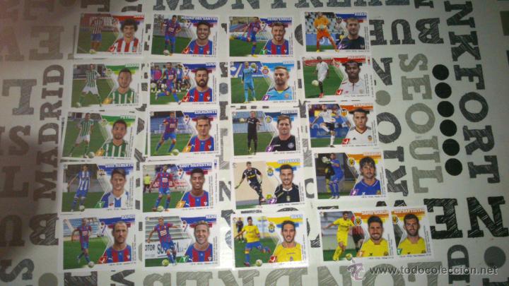Cromos de f&uacute;tbol: LIGA ESTE TEMPORADA 2015/2016. LOS 21 CROMOS BASICOS DE 2&ordf; EDICION.COLECCION COMPLETA 15/16 PANINI