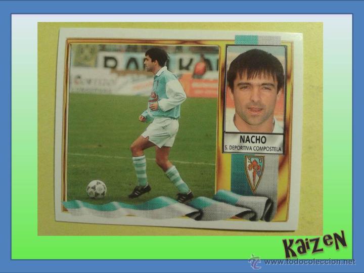 Cromos de f&uacute;tbol: NACHO. COMPOSTELA. SIN PEGAR. ED. ESTE 95/96 - Foto 1