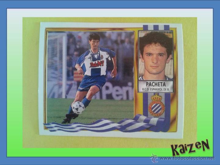 Cromos de f&uacute;tbol: PACHETA. ESPA&Ntilde;OL. SIN PEGAR. ED. ESTE 95/96 - Foto 1