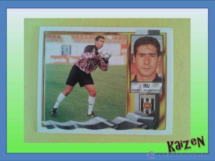Cromos de f&uacute;tbol: IRU. MERIDA. SIN PEGAR. ED. ESTE 95/96 - Foto 1
