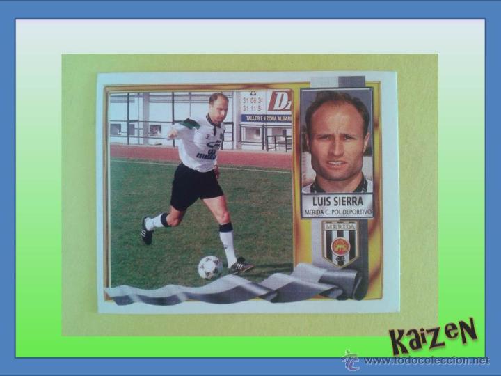 Cromos de f&uacute;tbol: LUIS SIERRA. MERIDA. SIN PEGAR. ED. ESTE 95/96 - Foto 1