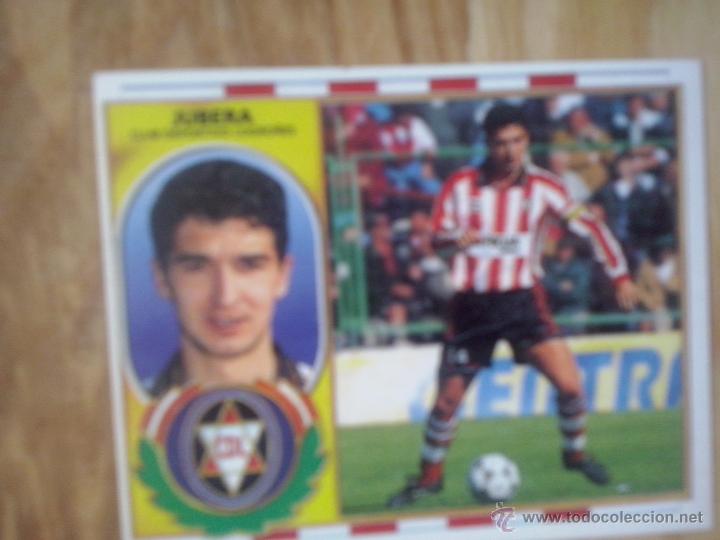 Cromos de f&uacute;tbol: Cromo - Cromos Ediciones Este Liga 96/97 1996 / 1997 - Jubera Logro&ntilde;es - Sin pegar