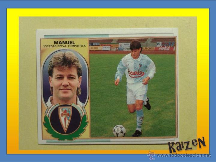 Cromos de f&uacute;tbol: MANUEL. COMPOSTELA. SIN PEGAR. ED. ESTE 96/97 - Foto 1