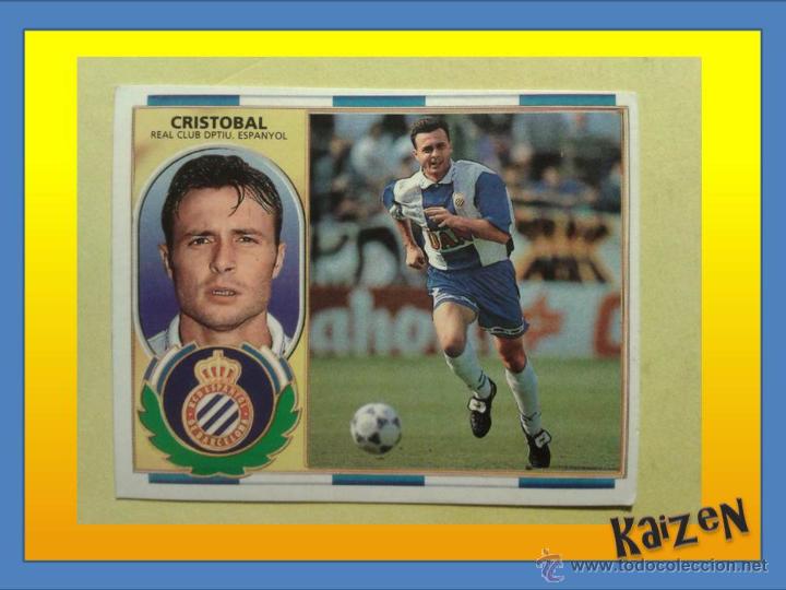 Cromos de f&uacute;tbol: CRISTOBAL. ESPA&Ntilde;OL. SIN PEGAR. ED. ESTE 96/97 - Foto 1