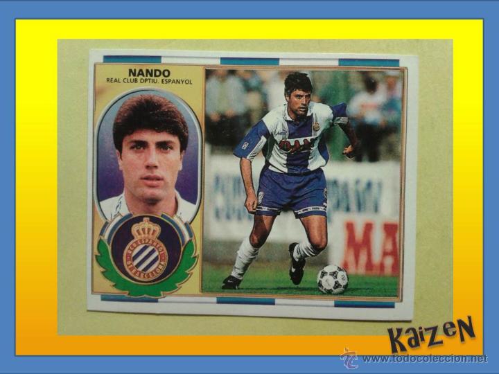 Cromos de f&uacute;tbol: NANDO. ESPA&Ntilde;OL. SIN PEGAR. ED. ESTE 96/97 - Foto 1