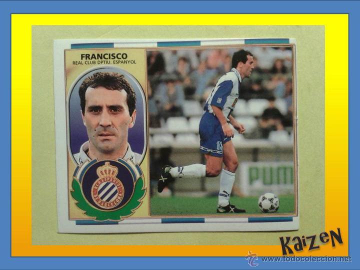 Cromos de f&uacute;tbol: FRANCISCO. ESPA&Ntilde;OL. SIN PEGAR. ED. ESTE 96/97 - Foto 1