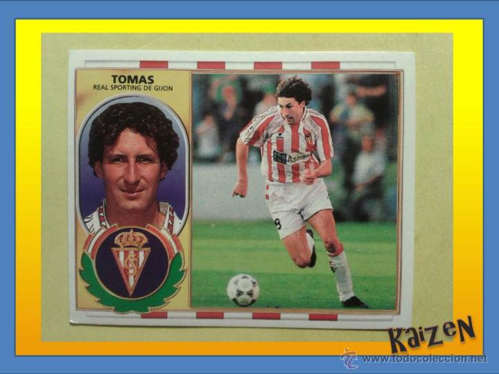 Cromos de f&uacute;tbol: TOMAS. GIJON. SIN PEGAR. ED. ESTE 96/97 - Foto 1