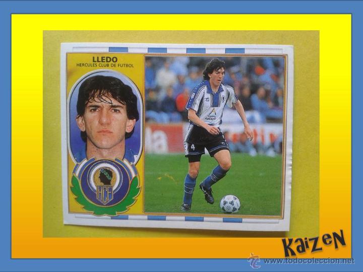 Cromos de f&uacute;tbol: LLEDO. HERCULES. SIN PEGAR. ED. ESTE 96/97 - Foto 1