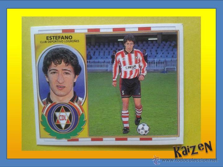 Cromos de f&uacute;tbol: ESTEFANO. LOGRO&Ntilde;ES. SIN PEGAR. ED. ESTE 96/97 - Foto 1