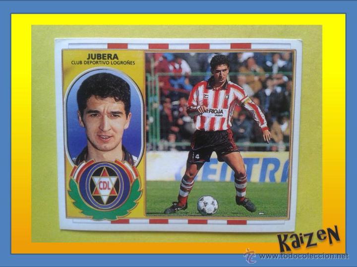 Cromos de f&uacute;tbol: JUBERA. LOGRO&Ntilde;ES. SIN PEGAR. ED. ESTE 96/97 - Foto 1