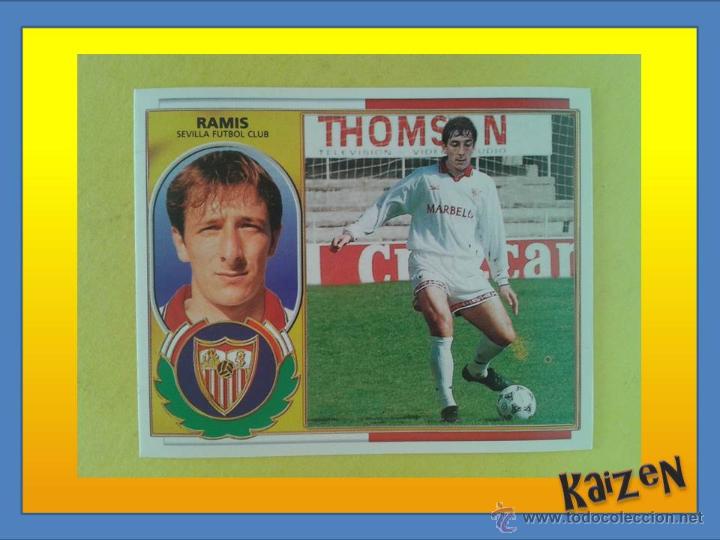 Cromos de f&uacute;tbol: RAMIS. SEVILLA. SIN PEGAR. ED. ESTE 96/97 - Foto 1