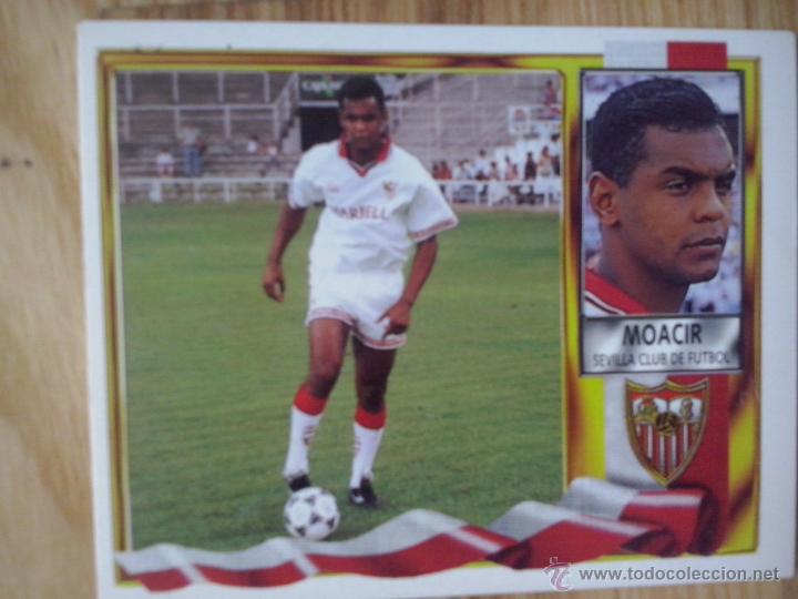 Football Stickers: Cromo - Cromos Ediciones Este Liga 95/96 1995 / 1996 - Moacir Sevilla - Sin pegar