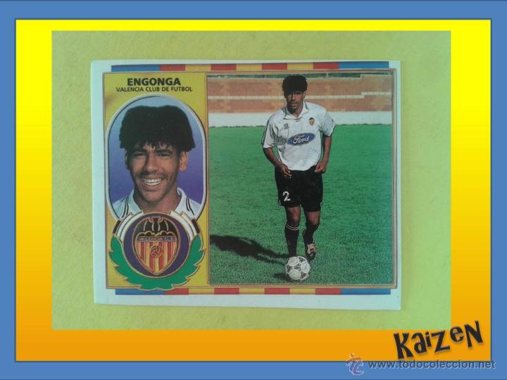 Cromos de f&uacute;tbol: ENGONGA. VALENCIA. SIN PEGAR. ED. ESTE 96/97 - Foto 1