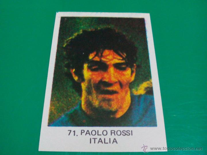 Fu&szlig;ball-Sticker: 71 PAOLO ROSSI (ITALIA) - CROMO LOS ASES DEL MUNDIAL 82 EDITORIAL VENLICO
