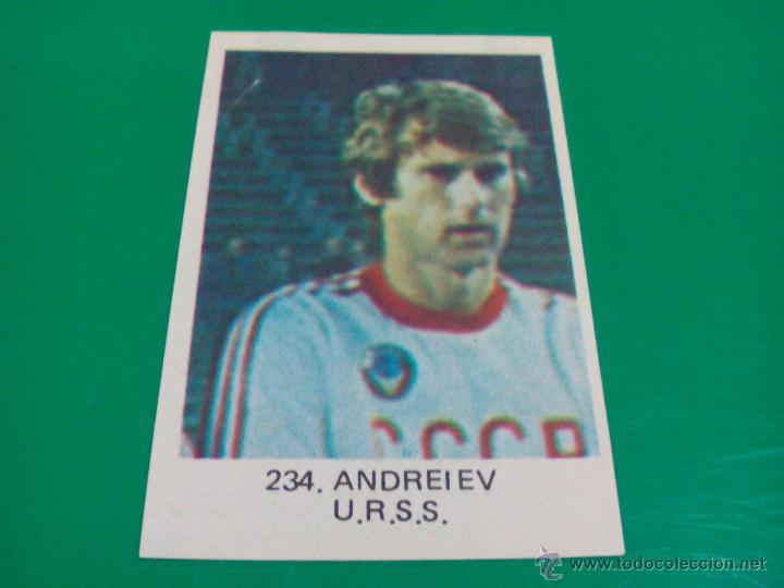 Cartes &agrave; collectionner de Football: 234 ANDREIEV (URSS) - CROMO LOS ASES DEL MUNDIAL 82 EDITORIAL VENLICO