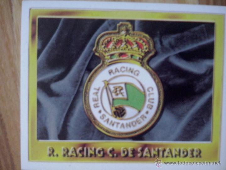 Football Stickers: Cromo - Cromos Ediciones Este Liga 95/96 1995 / 1996 - Escudo Racing Santander - Sin pegar