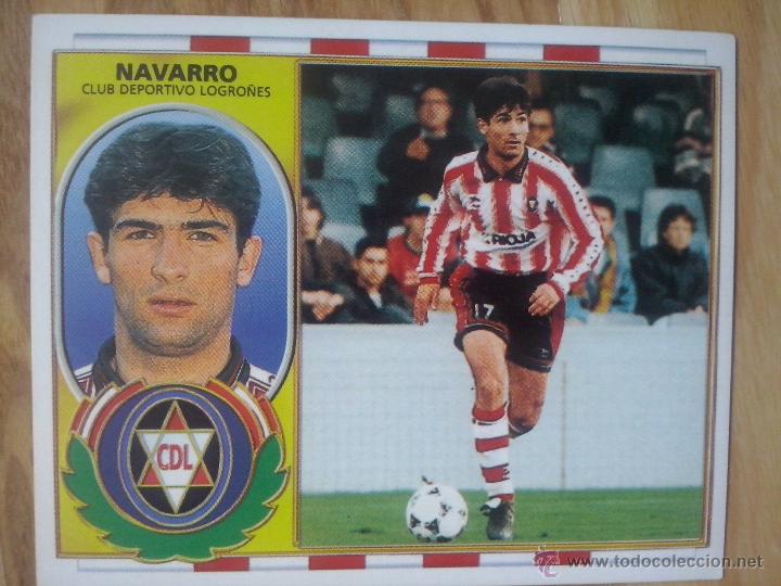 Football Stickers: Cromo Ediciones Este Liga 96/97 - 1996 / 1997 - Navarro Logro&ntilde;es - Sin pegar