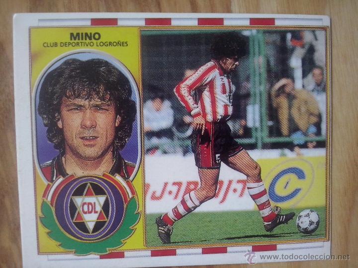 Football Stickers: Cromo Ediciones Este Liga 96/97 - 1996 / 1997 - Mino Logro&ntilde;es - Sin pegar