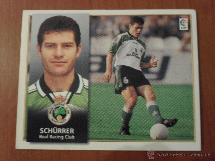 Cromos de f&uacute;tbol: SCHURRER R.Santander ESTE 98 99 1998 1999 BAJA NUEVO