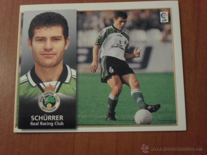 Cromos de f&uacute;tbol: SCHURRER R.Santander ESTE 98 99 1998 1999 BAJA NUEVO