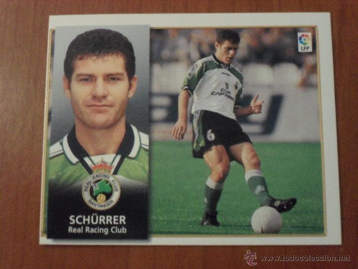 Cromos de f&uacute;tbol: SCHURRER R.Santander ESTE 98 99 1998 1999 BAJA NUEVO