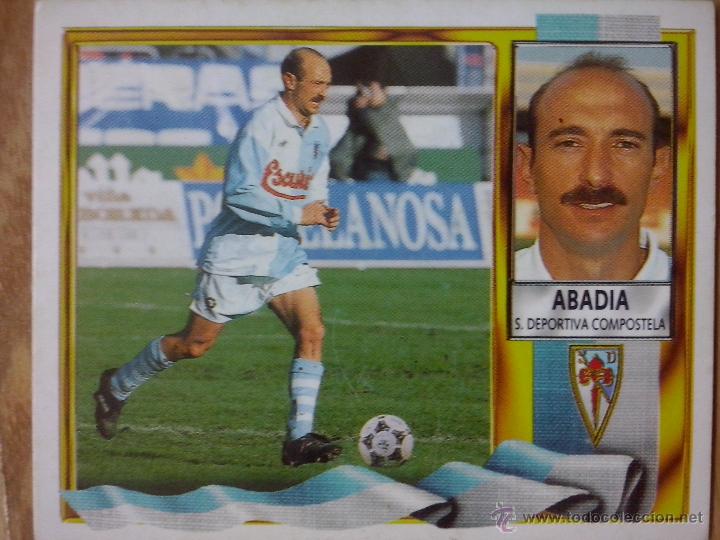 Fu&szlig;ball-Sticker: Cromo Ediciones Este Liga 95/96 - 1995 / 1996 - Abadia Compostela - Sin pegar