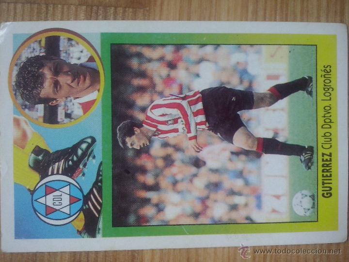 Fu&szlig;ball-Sticker: Cromo - Cromos Ediciones Este Liga 93/94 1993 / 1994 - Gutierrrez Logro&ntilde;es - Sin pegar