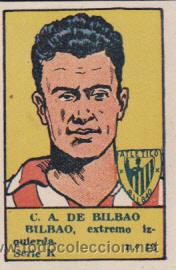 Football Stickers: CROMO FUTBOL EDITORIAL VALENCIANA 1941 AT.BILBAO BILBAO