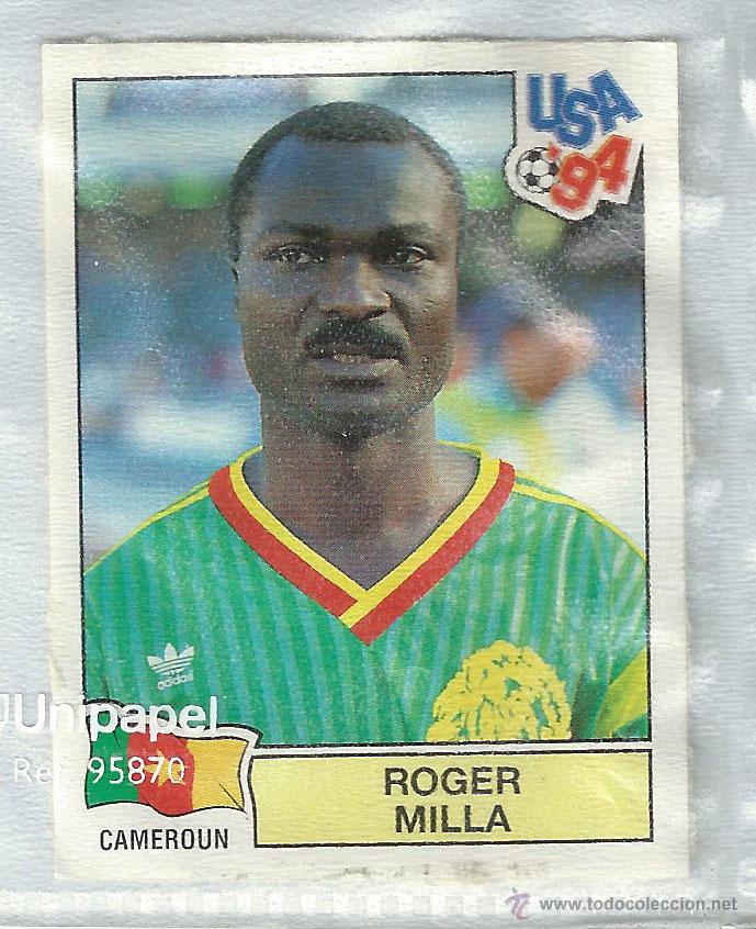 Sticker football ROGER MILLA Cameroon FIFA WC USA 1994 Panini #144