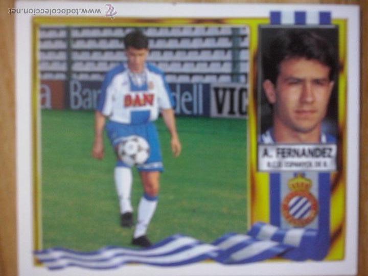 Cromos de Futebol: Cromo - Cromos Ediciones Este Liga 95/96 1995 / 1996 - Francisco Espanyol - Sin pegar