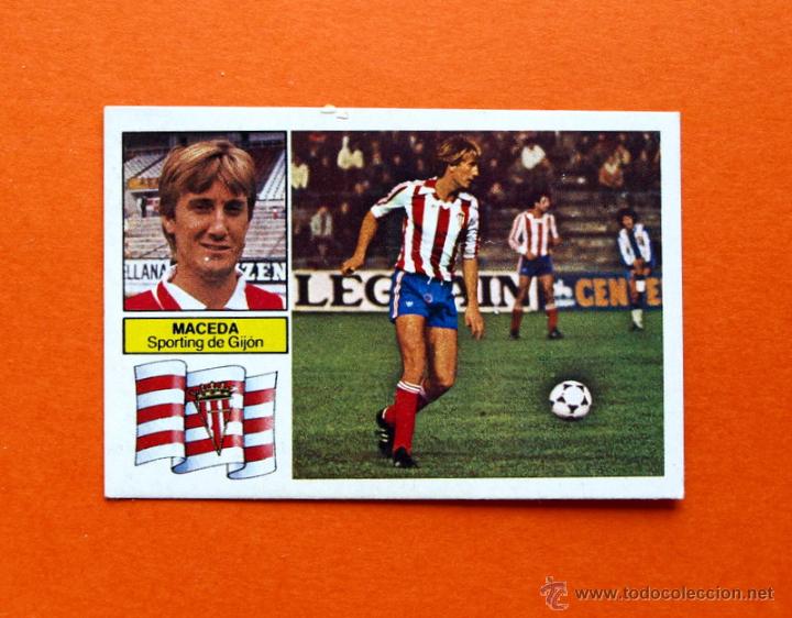Cromos de f&uacute;tbol: SPORTING DE GIJON - MACEDA - 1982-1983, 82-83 - EDICIONES ESTE - - Foto 1