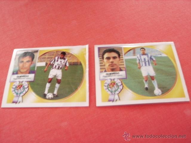 Cromos de f&uacute;tbol: ED. ESTE 94-95  COLOCA Y DOBLE CROMO  QUEVEDO ( VALLADOLID ) VENTANILLA - Foto 1