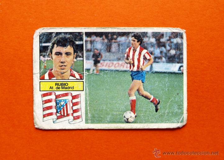 Cromos de f&uacute;tbol: ATL&Eacute;TICO DE MADRID - RUBIO - 1982-1983, 82-83 - EDICIONES ESTE - - Foto 1