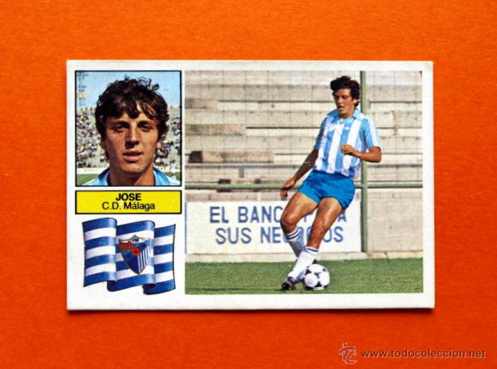 Cromos de f&uacute;tbol: MALAGA - JOSE - 1982-1983, 82-83 - EDICIONES ESTE - - Foto 1