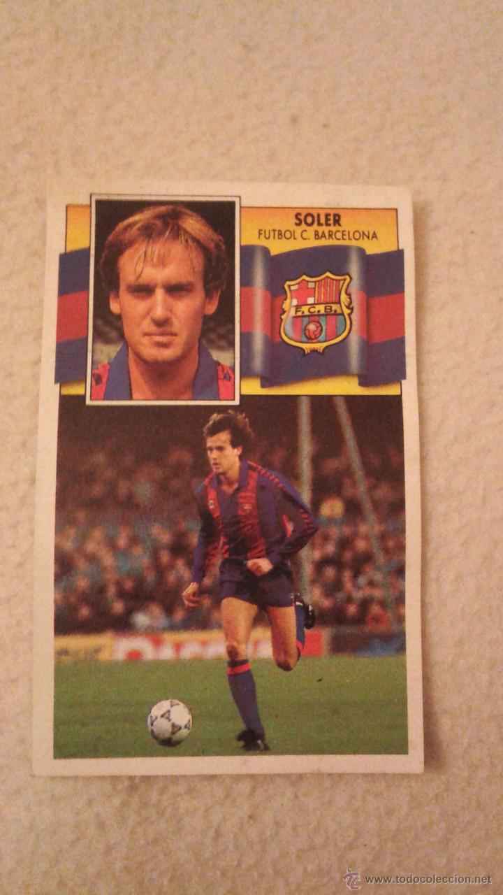 Cromos de f&uacute;tbol: 90/91 ESTE. BARCELONA SOLER - Foto 1