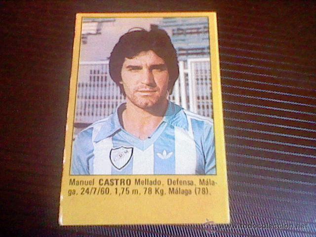 Cromos de f&uacute;tbol: CROMO ROLLAN 85 malaga castro - Foto 1