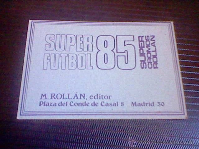 Cromos de f&uacute;tbol: CROMO ROLLAN 85 elche MIGUEL - Foto 2
