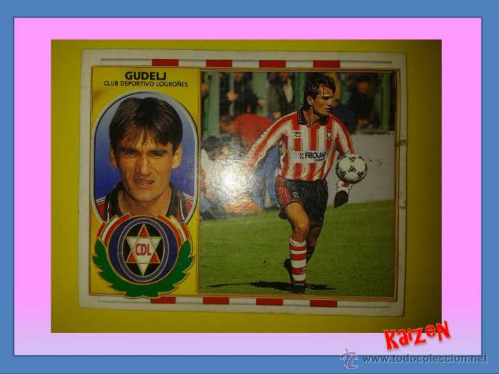 Cromos de f&uacute;tbol: GUDELJ. LOGRO&Ntilde;ES. DESPEGADO. ED. ESTE 96/97 - Foto 1