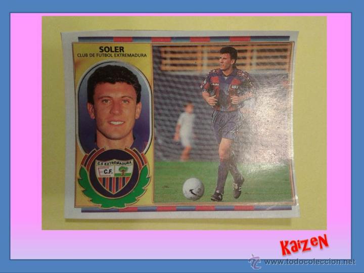 Cromos de f&uacute;tbol: SOLER. EXTREMADURA. DESPEGADO. ED. ESTE 96/97 - Foto 1