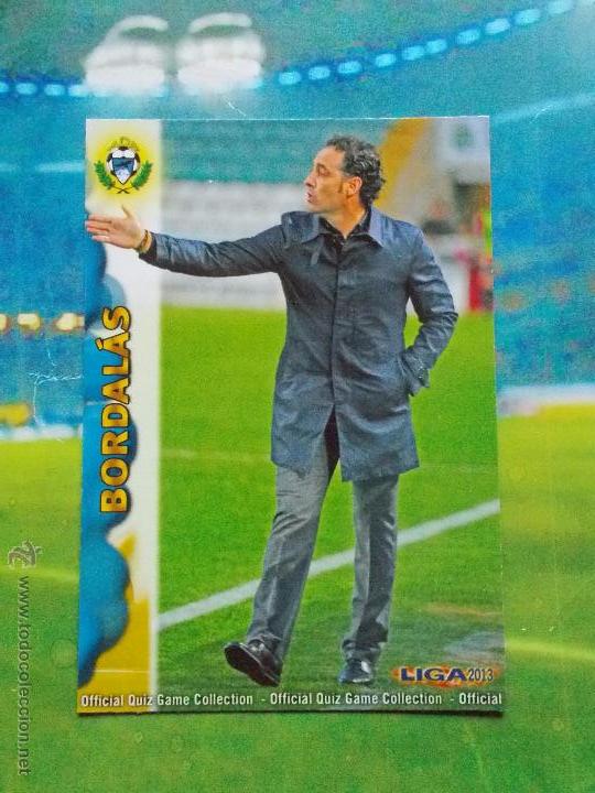 Figurine di Calcio: 768 BORDALAS ALCORCON CROMO ALBUM MUNDICROMO FICHA LIGA FUTBOL 2012 2013 12 13 PLATINUM
