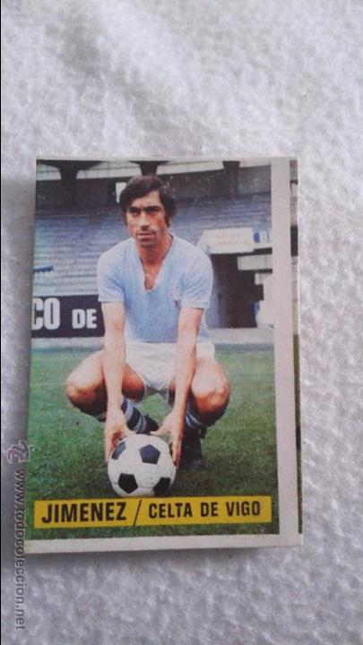 Cromos de f&uacute;tbol: 74/75 ESTE. JIM&Eacute;NEZ CELTA DE VIGO CON ERROR DE CORTE - Foto 1